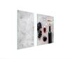 GLAS SCHUTZPLATTE BRETT 75x52 WEIN