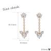 Disney Mickey Silver Earrings Pink Gold Cubic Zirconia VPRDSW0003 [Disney]