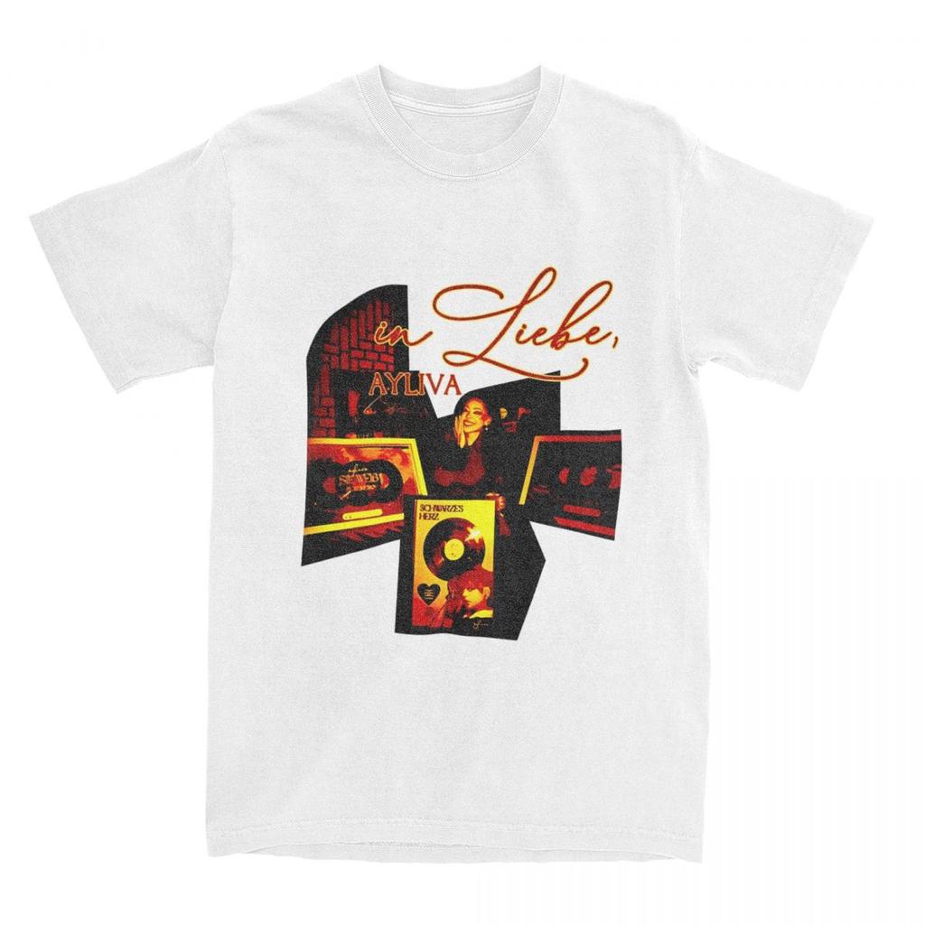 Ayliva Cool Singer Tour T Shirt Men Y2K Basic 100 Cotton T Shirts Summer Round Neck Hippie Tee Shirt Loose Big Size Tops