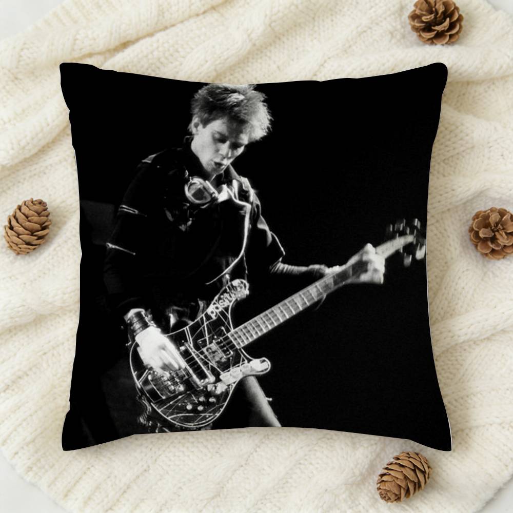 The CClash London Calling Doublesided Printed Square Decorative Cushion Cover for Sofa Living Room Home Decor