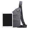 Right Shoulder Gun Bag, Nylon Breast Bag, Men'S Lightweight, Simple And Large-Capacity Messenger Bag, Casual Close-Fitting Shoulder Bag.