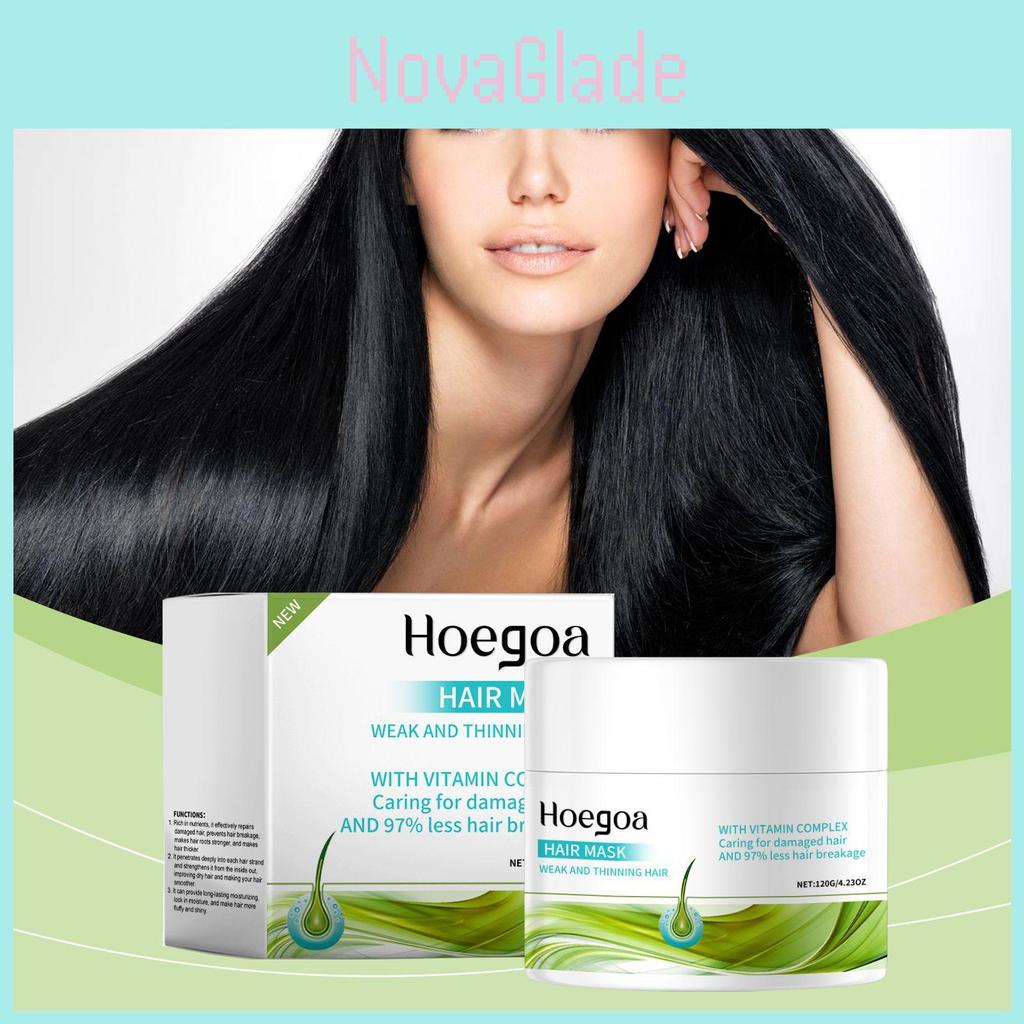 Hoegoa Nourishing Hair Mask For Hydrating Moisturizing Luxurious Glossy Soft Hair