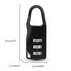 3 Digit Combination Padlock Mini Lock for School Gym Home Tool Box and Storage