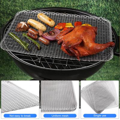 Disposable Grill Mats 10PCS Aluminum Texture Flexible and Safe for Outdoor Cooking Grills for Convenient Easily Grilling