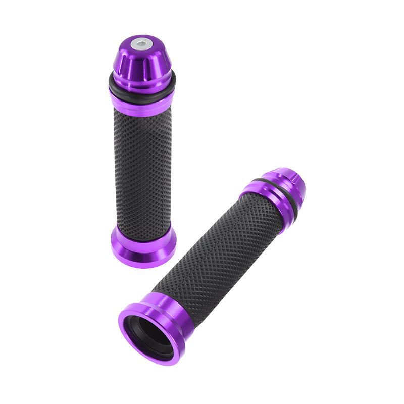 

Резиновая ручка для мотоцикла, педали, руля для скутера, модифицированная, общего назначения для мотоциклов 22 мм фиолетовый