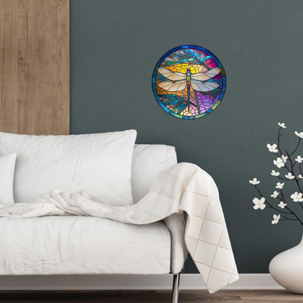 Dekor ważki Statuetka do salonu Płyta akrylowa Imitacja szkła Okno zewnętrzne