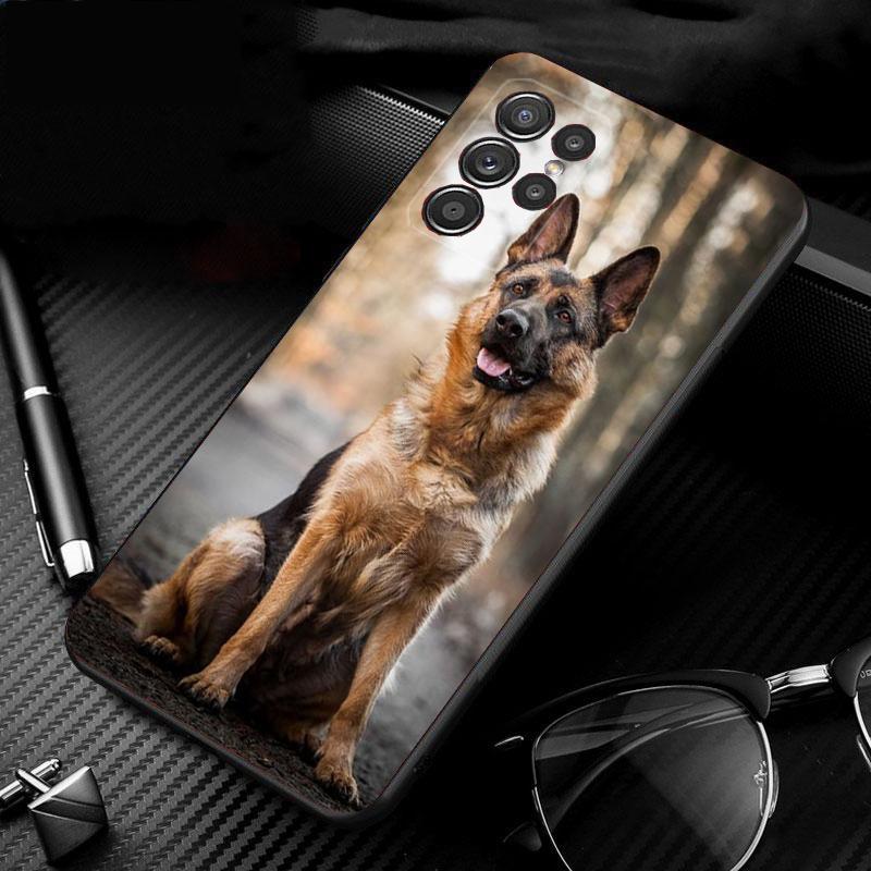 German Shepherd Dog Phone Case For Samsung S25 S24 S23 S22 S21 S20 Ultra S20 S22 S21 S10E S20 FE S24 Plus