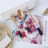 Ruhan Creative Wooden Spoon & Fork Set with Storage Box