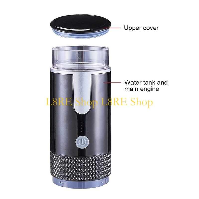 L8RE 15 bar Rechargeable Electric Function Coffee Machine Outdoor Camping Portable Coffee Capsule For Outdoor Travel CN