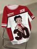 2026 SUMMER  Cartoon Betty Boop Print men Women's Short Sleeve T-Shirt Casual 3d Print Summer MEN WOMEN  Sport Tops T-shirt Tee