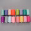 Fil à coudre combiné de 16 couleurs, 1000 yards, pour machine à coudre, ensemble de fils en Polyester 402, DIY