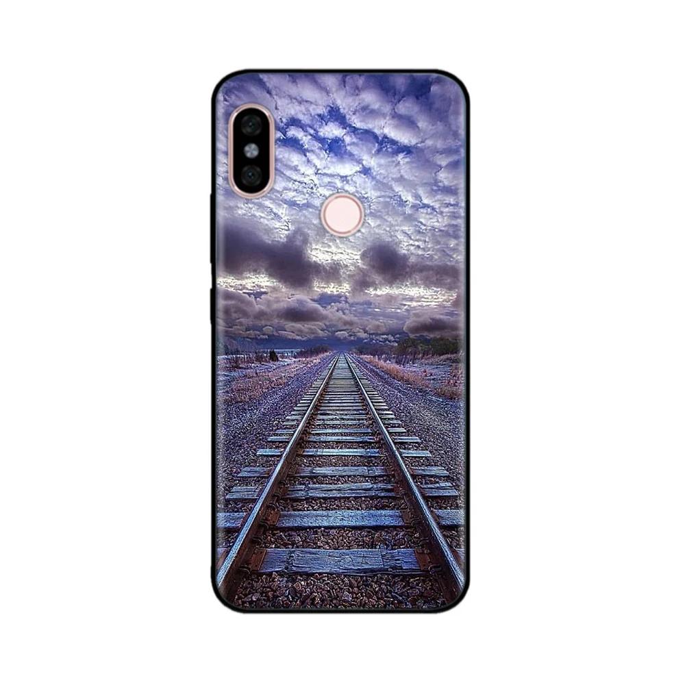 Luxury Case For Redmi Note 5 Pro Patterned Full Protection Soft Liquid Silicone Cartoon Cover For Xiaomi Redmi Note 5 Pro Note5