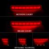 For Toyota Prius V       For Scion tC LED Rear Bumper Reflector Lights Driving Brake Dynamic Turn Signal
