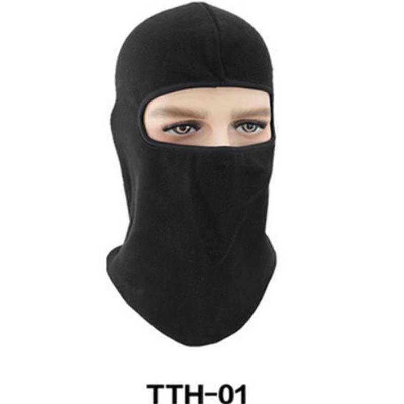 Winter Warm Hood Men's Windproof and Cold-proof Motorcycle Fleece Mask Ski Face Mask Outdoor Cycling Equipment