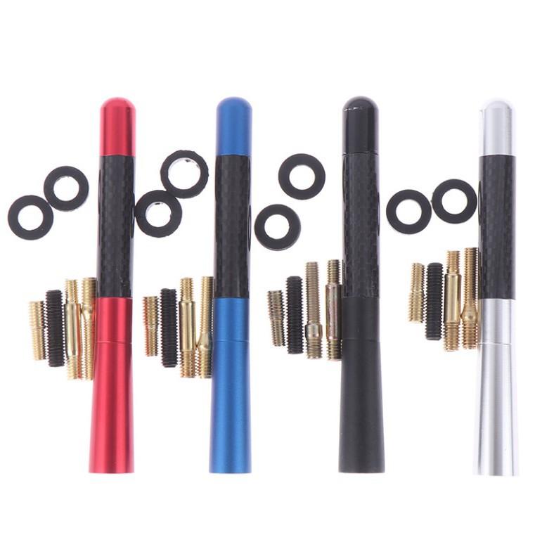 Beautiful 12cm Aluminum Alloy Carbon Solder Antenna for Car Roof Decoration Car Antenna Modification
