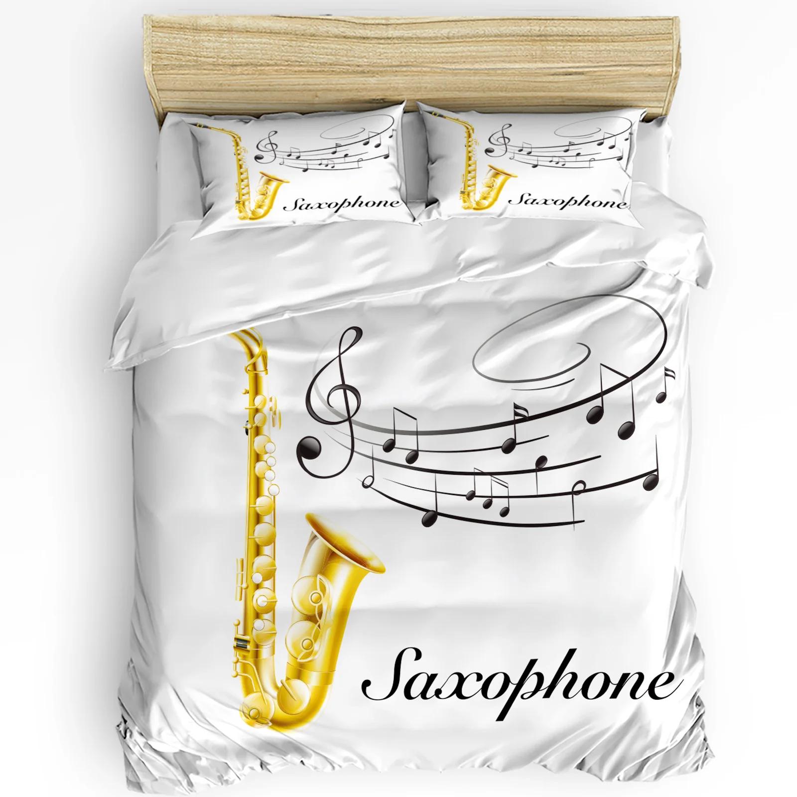 

Comforter 3Pcs Bedding Set Blackboard Rock Music Electric Guitar Home Textile Pillow Case Boy Kid Teen Girl Bedding Comforter (quilt)-EU Single(135*200cm)3pcs