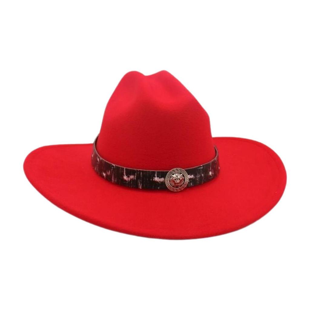 Outdoor Travel Fashion Sweet And Spicy Decorative Top Hat Wear Street Shot Retro Jazz Hat Popular Western Cowboy Hat