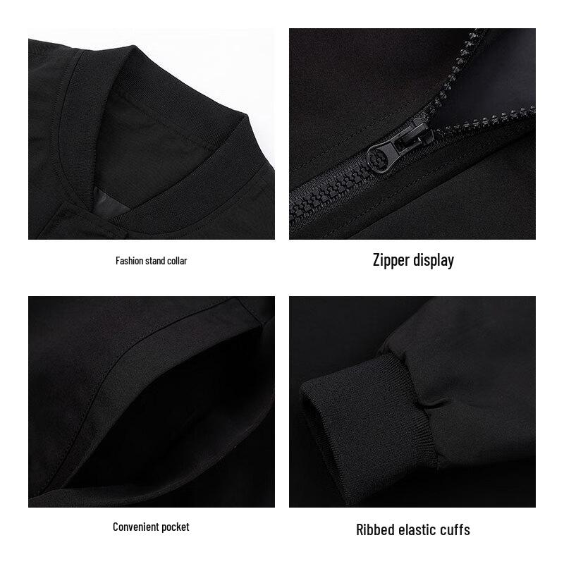 EASTERN CAMEL Men's Autumn/Winter Outdoor Windproof Baseball Bomber Jacket