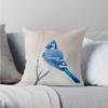 Blue Jay On Branch Throw Pillow Decorative Cushion Cover Luxury Sofa Cushions Cushion Cover Pillow Decor