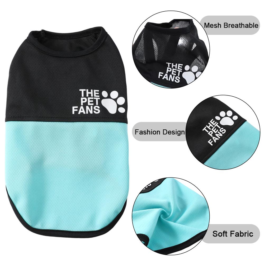 Sommer Hundeweste Atmungsaktive Kleidung Für Kleine Mittlere Hunde Katze T-Shirt Niedlich Bequem Welpen Pullover Chihuahua Mops Kostüm