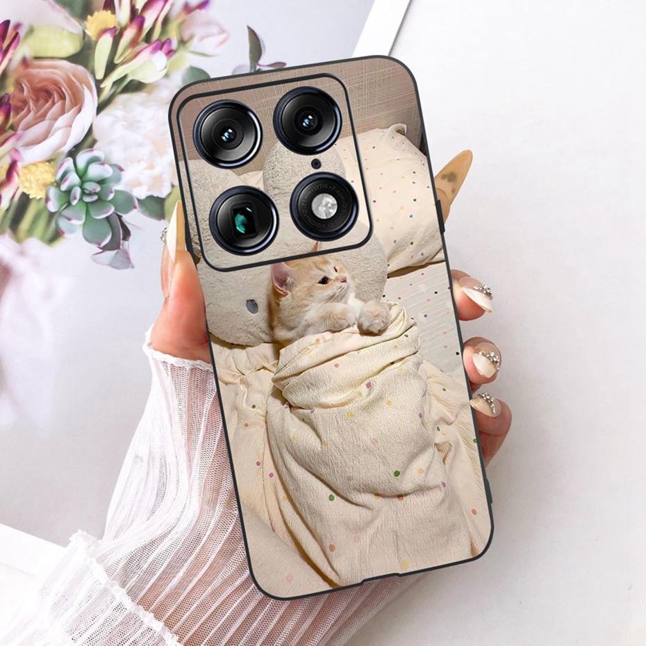 Fashion Letter Phone Case For Motorola Signature XT2603-2 Back Cover For Motorola Signature 5G Soft Black Silicone Cases