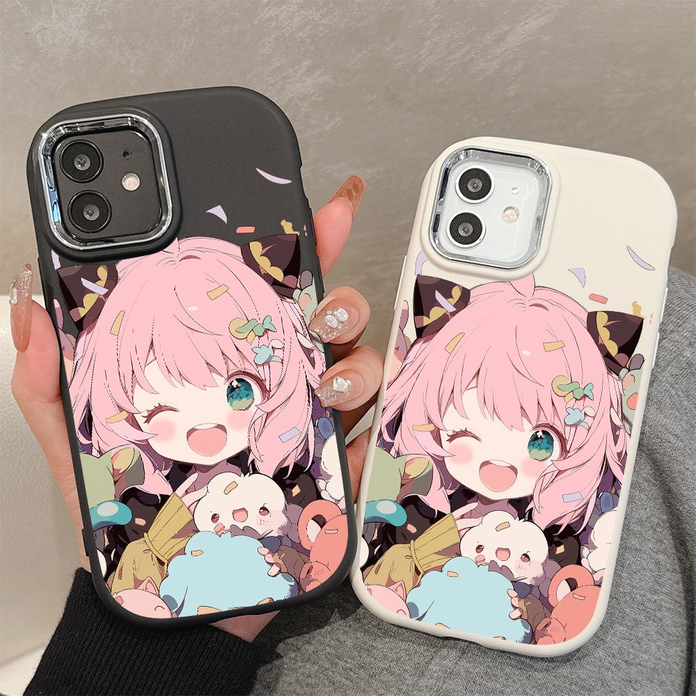 Solid Color Silver Edge Lens Soft Liquid Silicone Shockproof Phone Case for iPhone Samsung Huawei Honor Xiaomi Redmi OPPO Realme Vivo Infinix Tecno