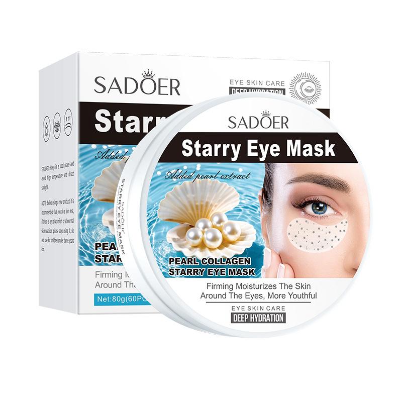Protein Star Series Eye Mask, Grape Seed Gum Hydrating Moisturizing Eye Mask Skin Care Products