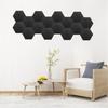 12Pcs Soundproof Wall Panel Self-Adhesive Sound Absorbing High Density Thick Acoustic Foam Panel Home Studio Noise Reduction Wall Panel