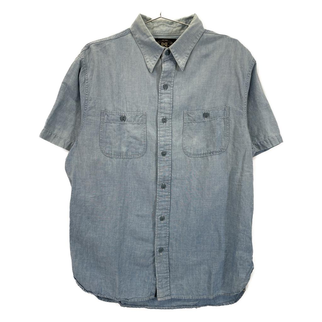RRL Light Blue Half Sleeve Shirt Tops M Light blueUsed