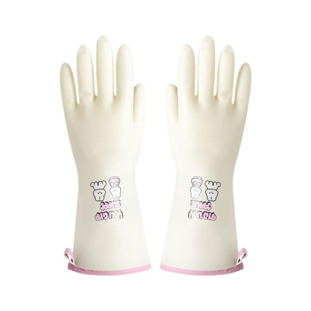 Tear-resistant Dish Washing Gloves Thickened Kitchen Gloves Durable Waterproof Gloves Laundry Work Style 4