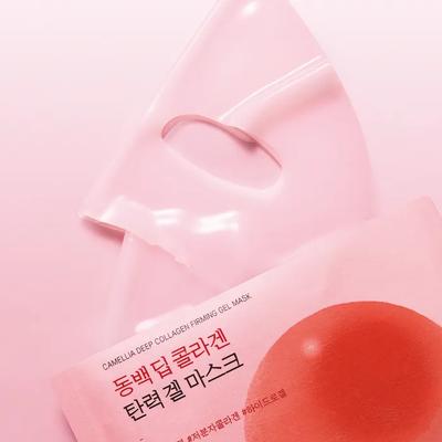 Masque Gel Élasticité Collagène Profond Camélia 4 Feuilles