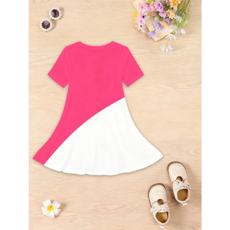 Girls' Dress, Suitable for Parties And Everyday Wear, Sweet Princess Dress, Lightweight Spring And Summer Outfit,