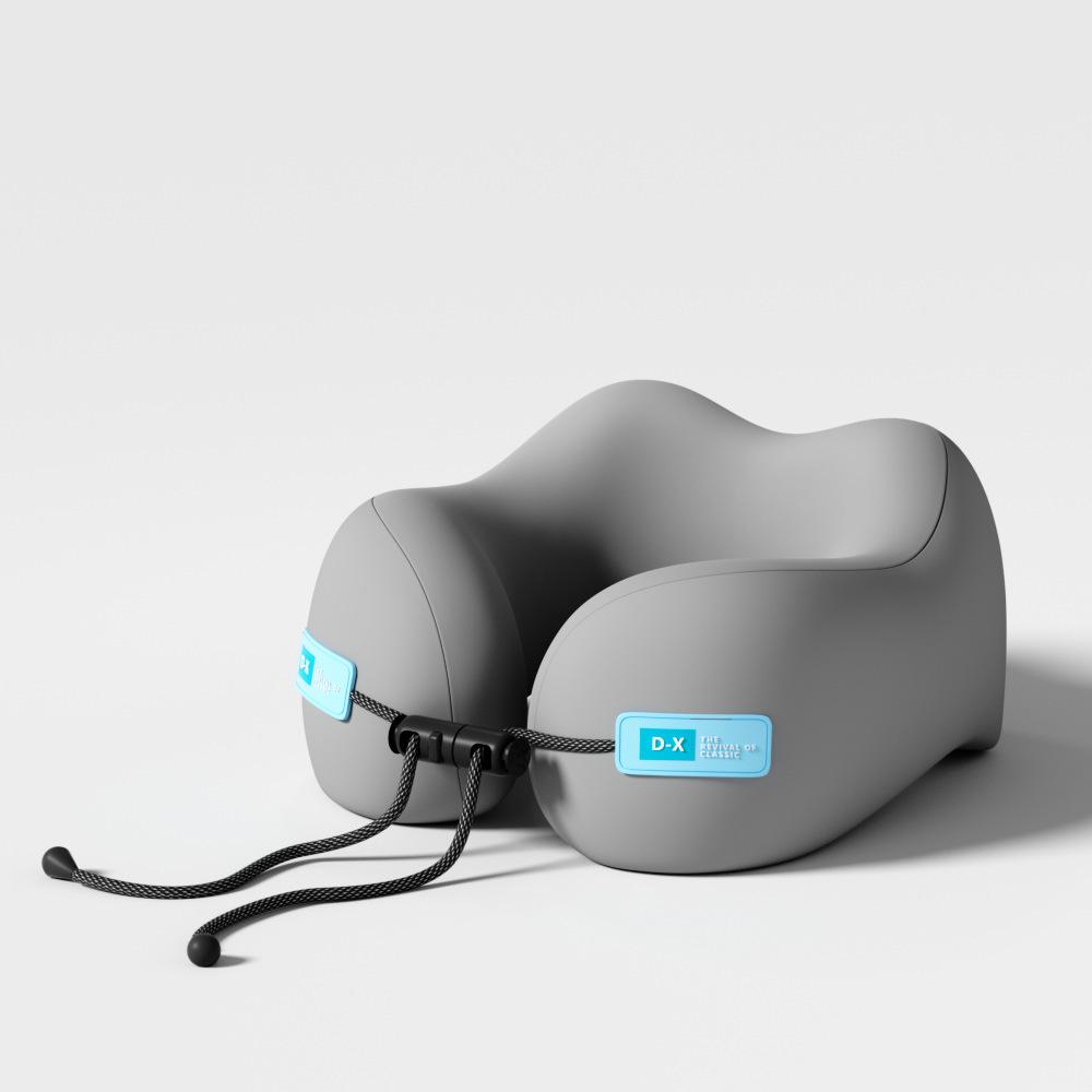 

Memory Foam U-Shaped Travel Neck Pillow - Portable Airplane Sleeping Support