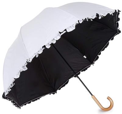 Φως UV Μεγάλη διάρκεια Αποκλείει μέτρια βροχή και ήλιο Ύφασμα Πίσω όψη UV λευκό Ομπρέλα για τον ήλιο/βροχή Γυναικεία, προστασία, μπλοκάρισμα, ομπρέλα, 99,9% μπλοκάρισμα,