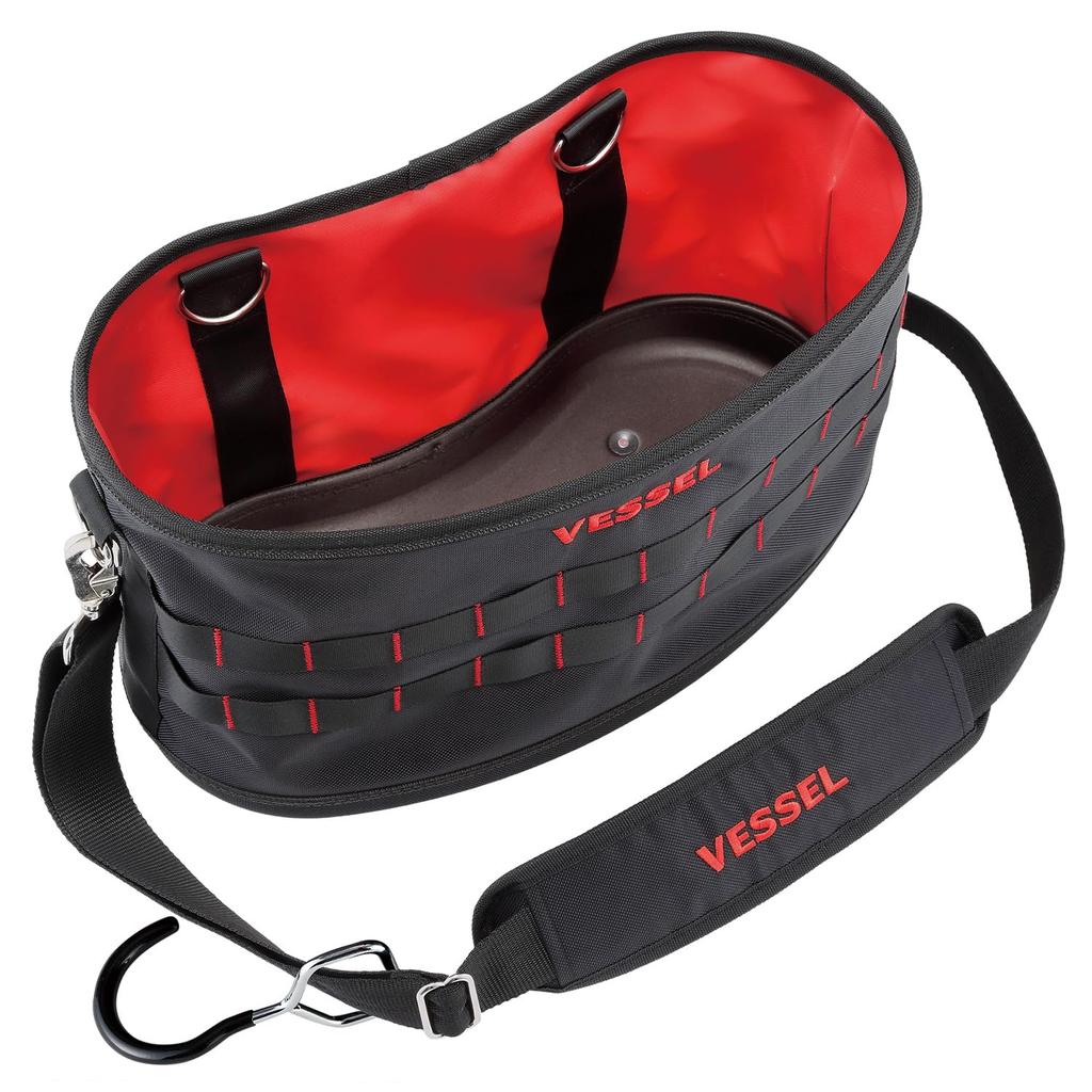 VESSEL Tough Fit Bucket L Electrician's Bucket with Hook TBK-400