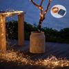 Solar String Lights Decorative Led Waterproof Outdoor with Solar Panel Multicolor for Garden Backyard Christmas Tree Party