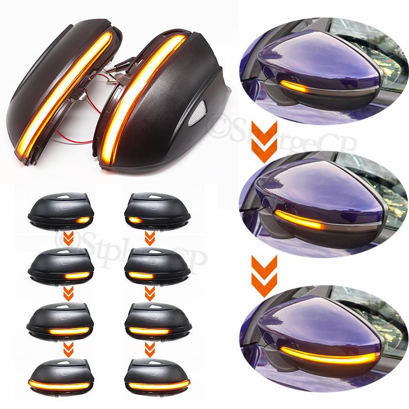 LED Side Wing Dynamic Turn Signal Indicator Mirror Indicator for VW Passat CC B7 Beetle Scirocco Jetta MK6 - Euro PR