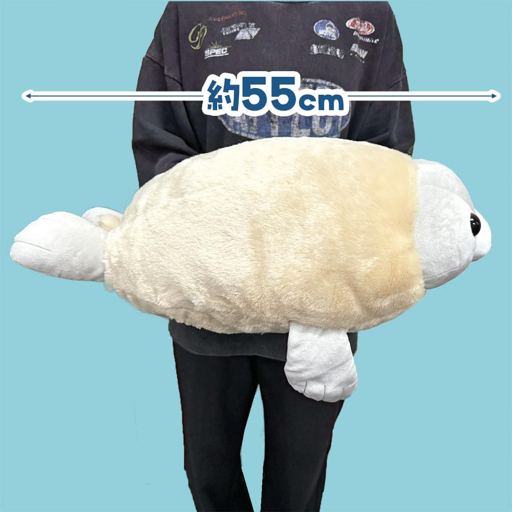 Fried Seal Plush Toy XL Premium Official Molting Season Large BIG Approx. 55cm Fried Food