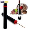 Nyaste Lufttryckspump Vinflaska Öppnare Bärbar Rostfri Stål Pin Enkel Korkborttagare Korkskruv för Hemfest Vinälskare