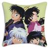 Hot Anime Inuyashas Pillow Covers Cartoon Sofa Decorative Home Double-Sided Printing Short Plush Cute Cushion Cover