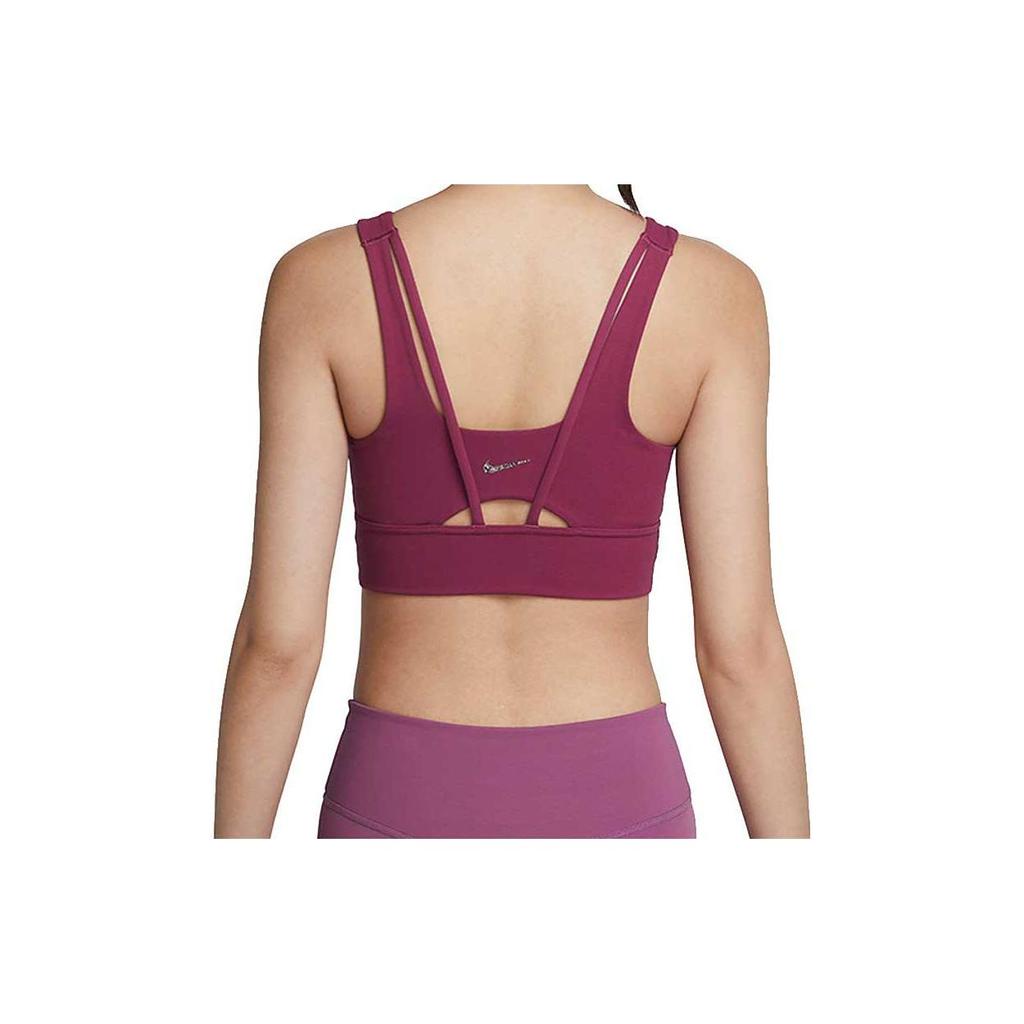 Nike Solid Color Sports Bra Women Underwear Purple Pink DO6620-653