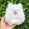 Stuffed Animal Stuffed Dog Keychain Soft Pillow Dog Plush Toy Samoyed Plush Doll  Bag Pendant