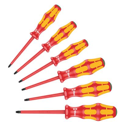 WERA Kraftform Plus Handle Insulated Torx Screwdriver Set 6-Piece (133356)