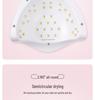 80W LED Nail Art Fast-Drying Lamp for Salon & Home - Quick Dry Gel Polish Therapy, No Hand Darkening