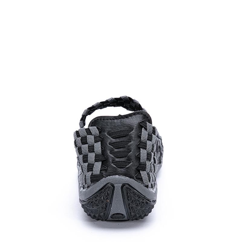 Korean Style Elastic Woven Women's Casual Sneakers