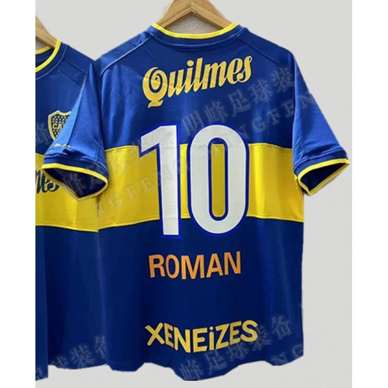 Vintage Football Jersey AC Ronaldo Zidane Maldini Lampardroba Spain Boca Carlos