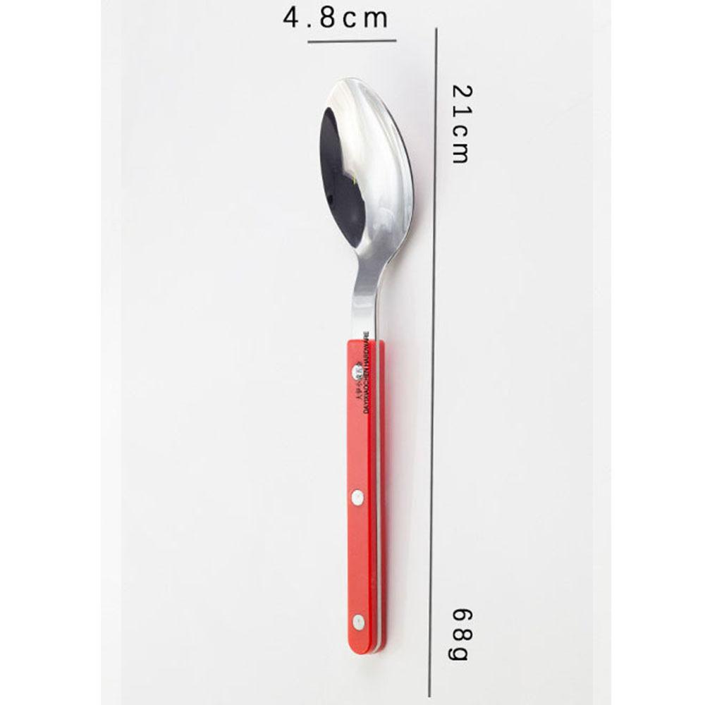 304 Edelstahl Western Restaurant Geschirrset Haushalt Klemgriff Messer Gabel Löffelgriff Marmor Buttermesser Dessertlöffel