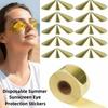 200 Stück Einweg-Sommer-Sonnenschutz-Aufkleber Strand Bräunung Premium Augen-Schutz-Aufkleber Selbstklebend Bequem