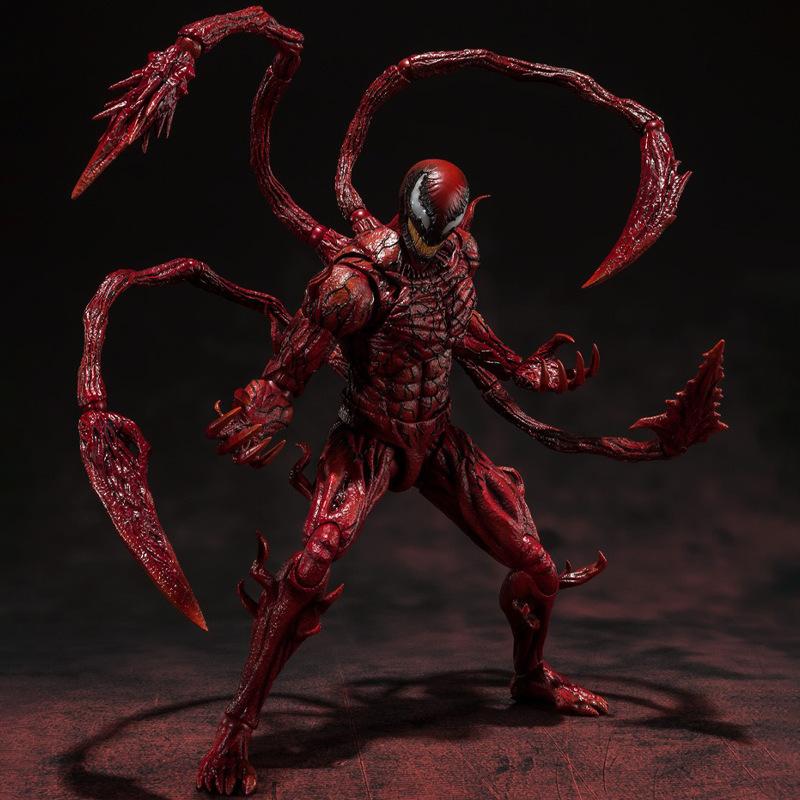 Carnage SHF Marvel Venom Let There Be Carnage Movie Version Articulated Action Figure Model Toy Collectible Display Figurine Toy