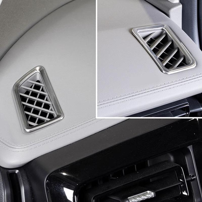 For Hyundai Custo    2024 Stainless Steel Front Panel Air Vent Outlet Trim Decor Cover Auto Interior Accessories